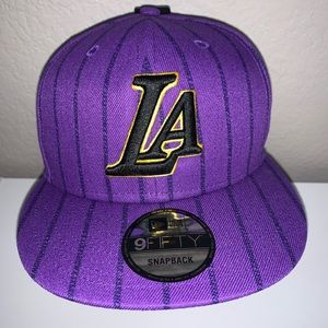 LA LAKERS Hat Snapback 3x5xShowx NEW ERA 9 fifty